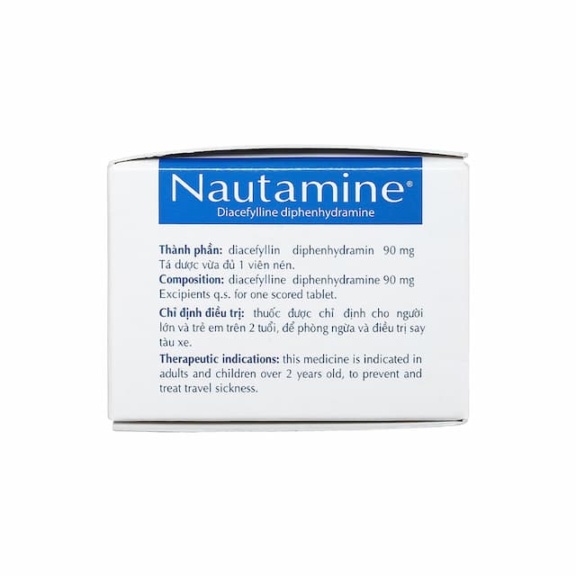 Nautamine 90mg Sanofi chống say tàu xe (80 viên)