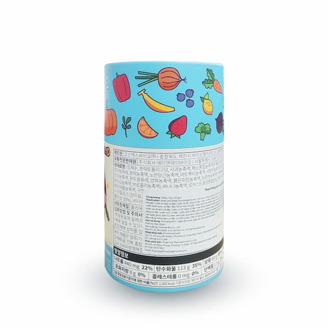 Thạch Hồng sâm rau củ Vita Kids ID giúp bổ sung vitamins, khoáng chất và chất xơ từ thiên nhiên, giúp trẻ phát triển toàn diện  (Hộp 30 gói x 10g)