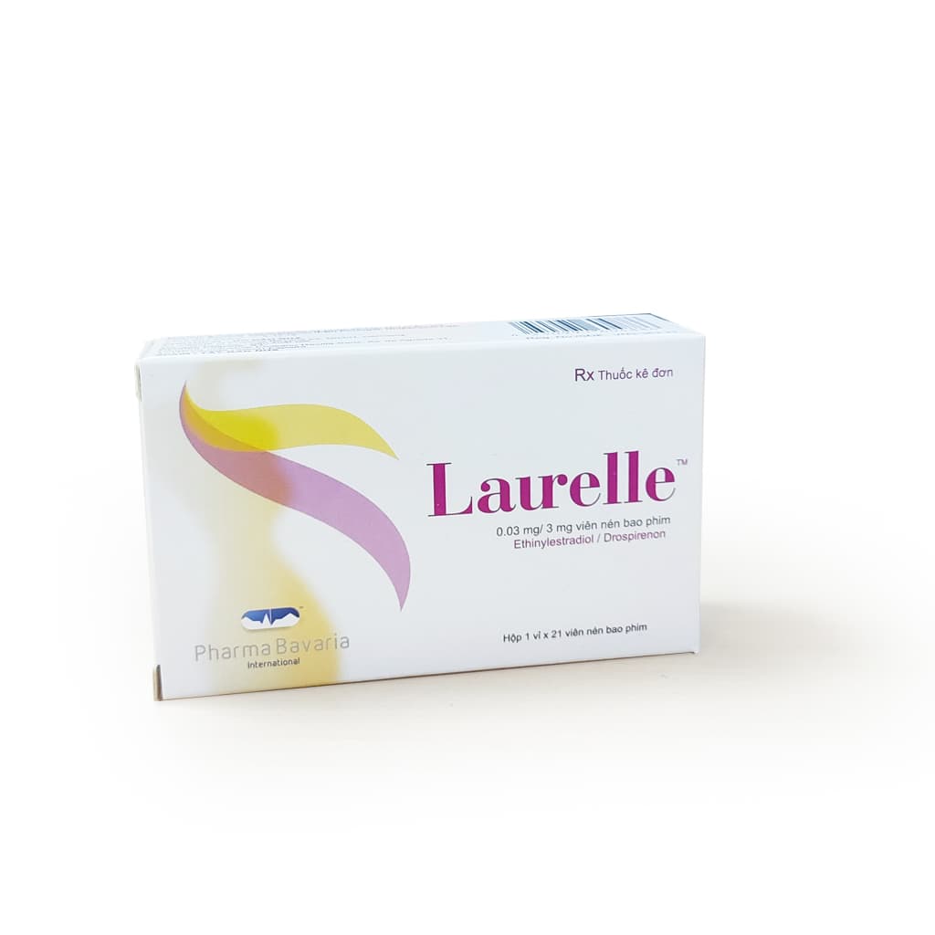 Laurelle 3mg/0.03mg Thuốc tránh thai Pharma Bavaria (21 viên)
