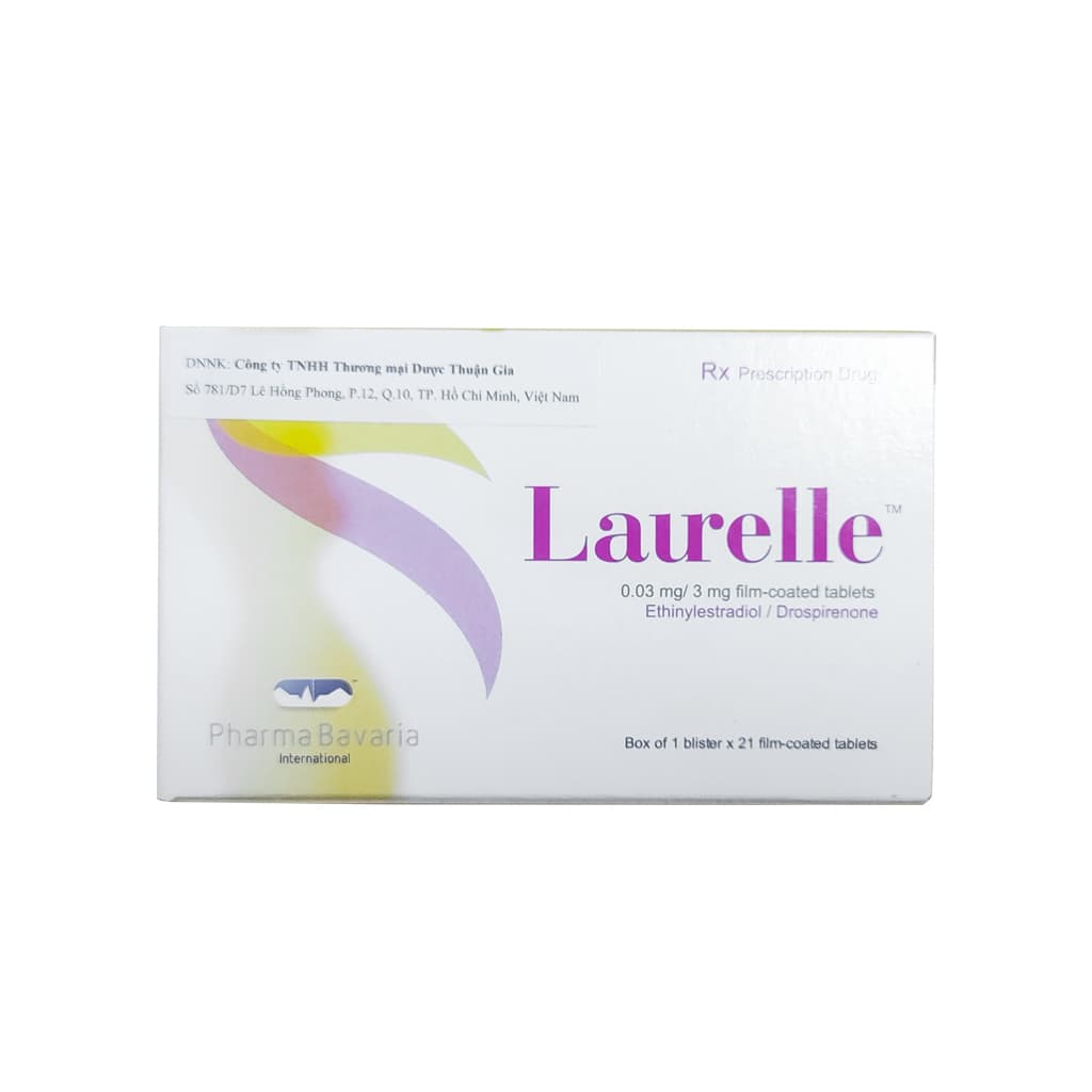 Laurelle 3mg/0.03mg Thuốc tránh thai Pharma Bavaria (21 viên)