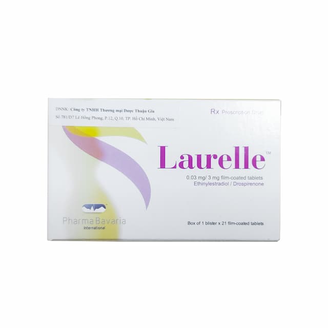 Laurelle 3mg/0.03mg Thuốc tránh thai Pharma Bavaria (21 viên)