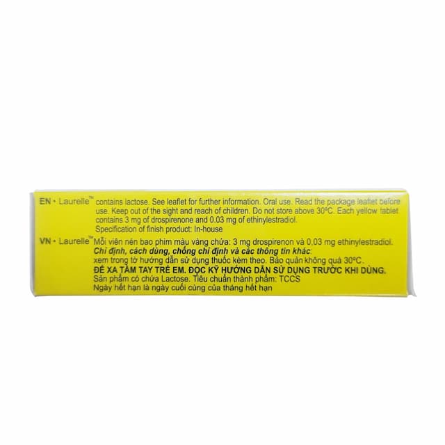 Laurelle 3mg/0.03mg Thuốc tránh thai Pharma Bavaria (21 viên)