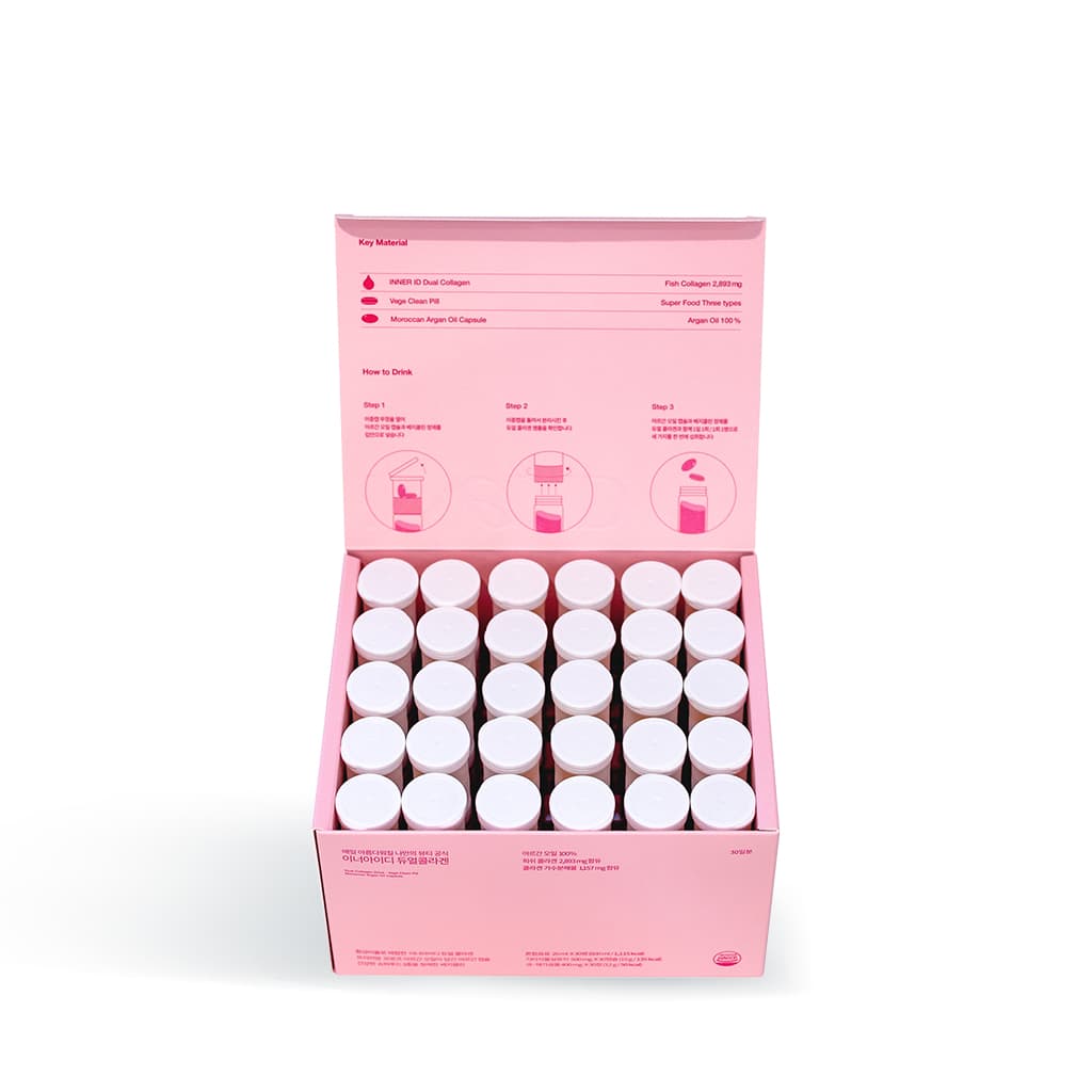 Nước uống Inner ID Dual Collagen giúp phục hồi và ngăn ngừa lão hóa (30 lọ)