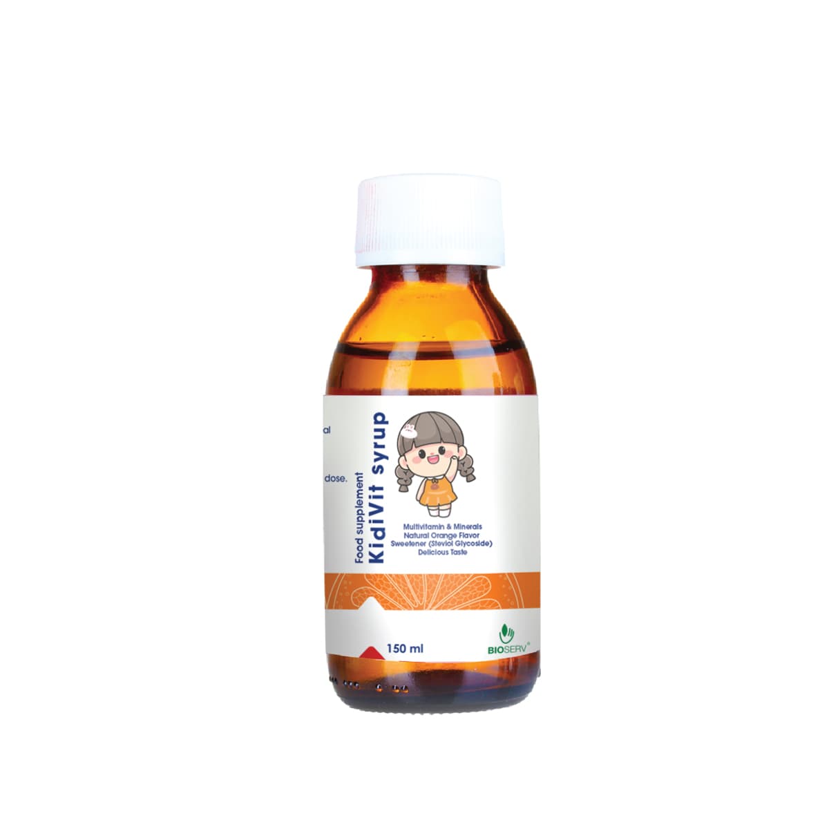 Thực phẩm bảo vệ sức khỏe Kidivit Syrup - Bổ sung 15 loại vitamin và khoáng chất cho trẻ từ 3 tuổi trở lên (Lọ 150ml)