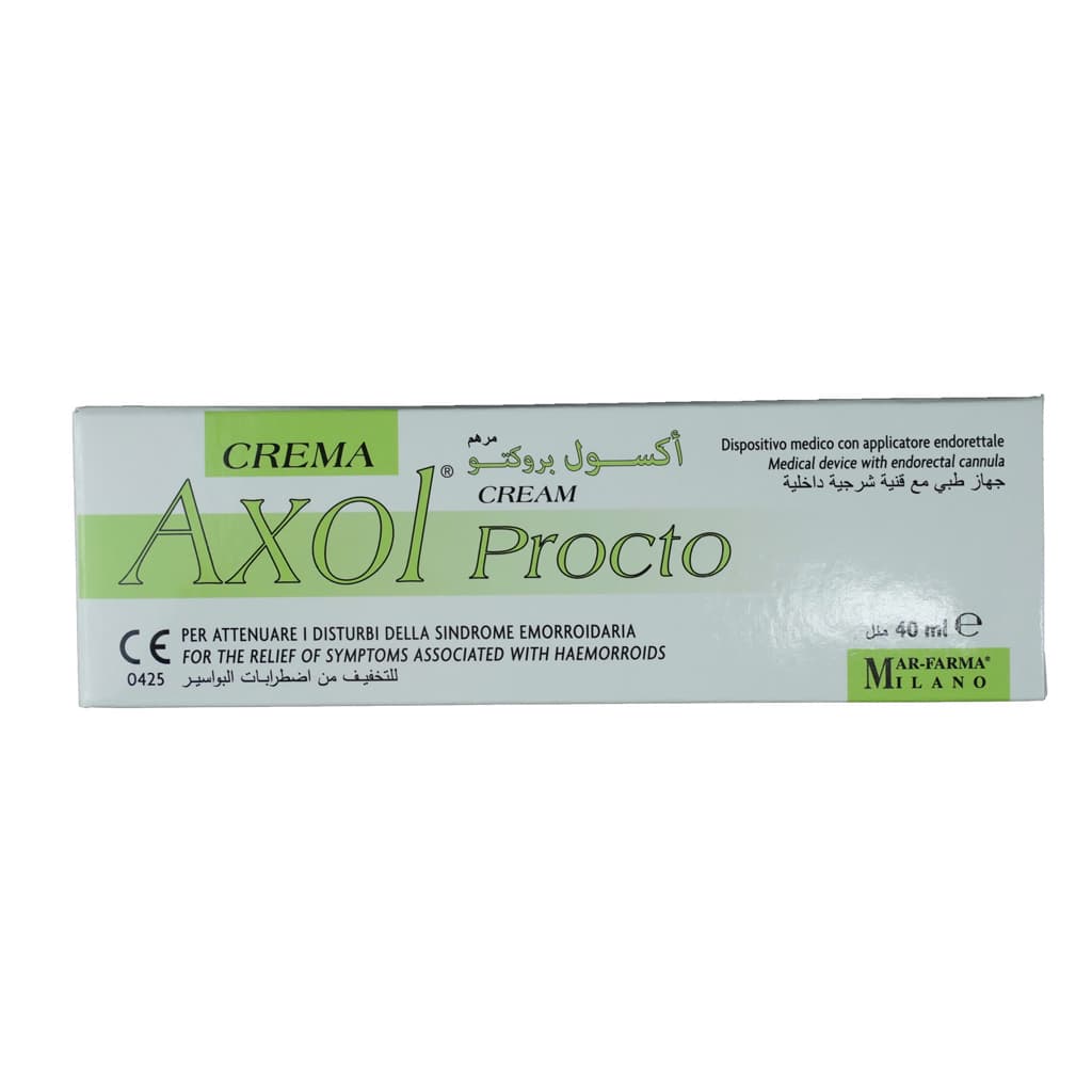 Kem bôi Axol Procto Cream hỗ trợ làm giảm các triệu chứng liên quan đến bệnh trĩ (Tuýp 40ml)