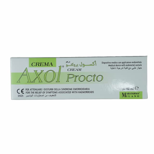 Kem bôi Axol Procto Cream hỗ trợ làm giảm các triệu chứng liên quan đến bệnh trĩ (Tuýp 40ml)