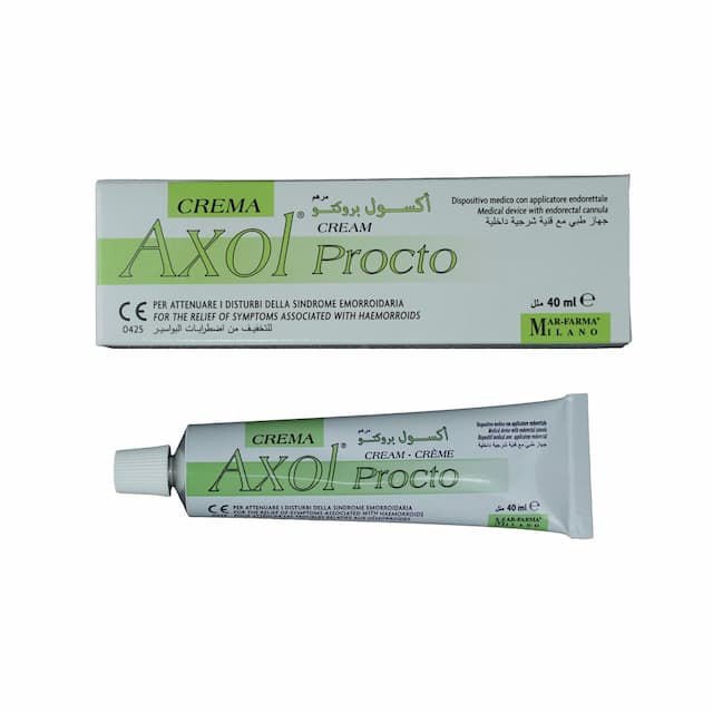 Kem bôi Axol Procto Cream hỗ trợ làm giảm các triệu chứng liên quan đến bệnh trĩ (Tuýp 40ml)