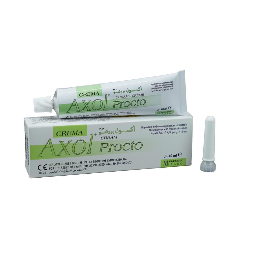 Kem bôi Axol Procto Cream hỗ trợ làm giảm các triệu chứng liên quan đến bệnh trĩ (Tuýp 40ml)
